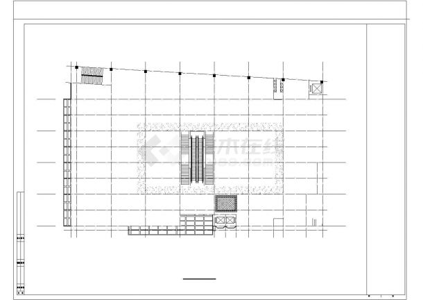 大型购物中心建筑规划CAD详细参考图-图二