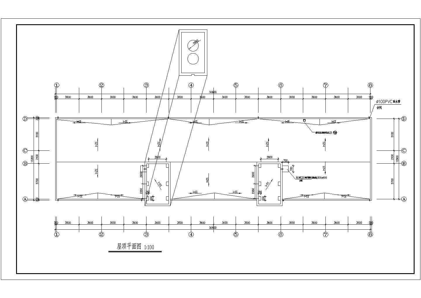 某街道多层办公楼建施工设计图