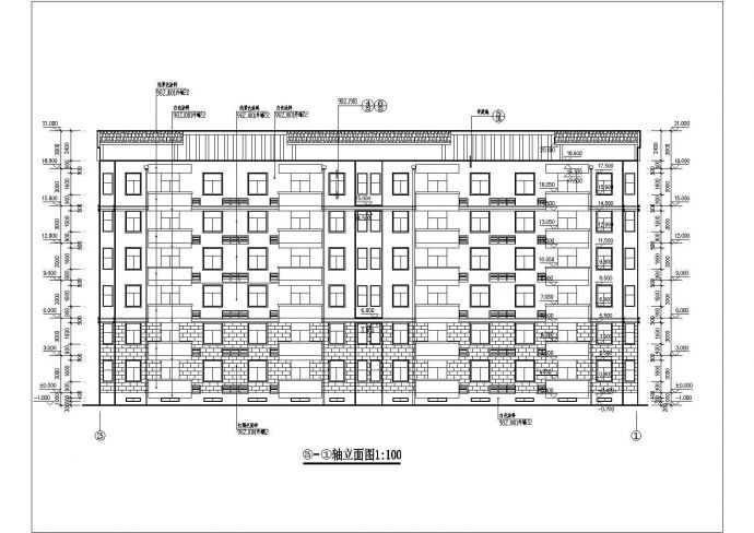 某市复式居民楼建筑施工图纸（全套）_图1