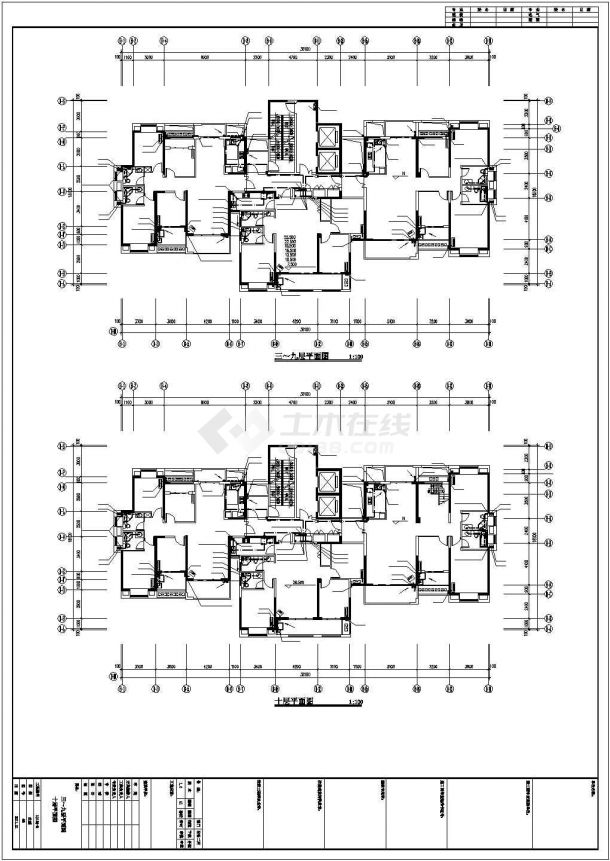 [福建]高层住宅小区给排水施工图-图二