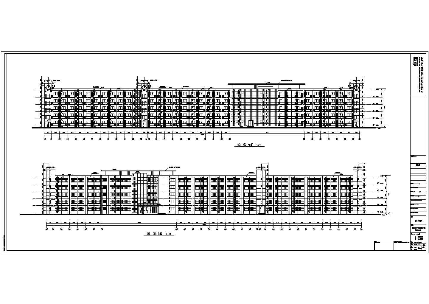 崇明高中五层学生宿舍建筑设计方案图