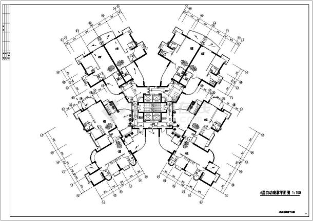 南方某32层住宅给排水施工图-图一