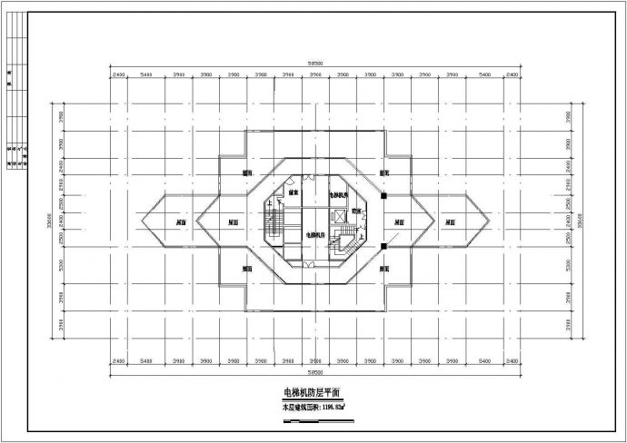 星光酒店建筑设计CAD施工图纸_图1