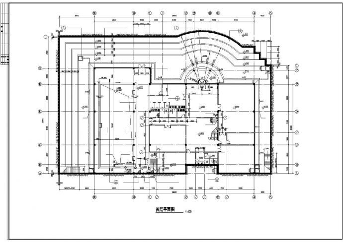 休闲别墅建筑CAD参考图_图1