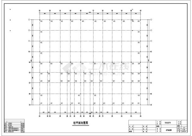 轻型钢屋架钢结构汽车交易广场结构图-图二