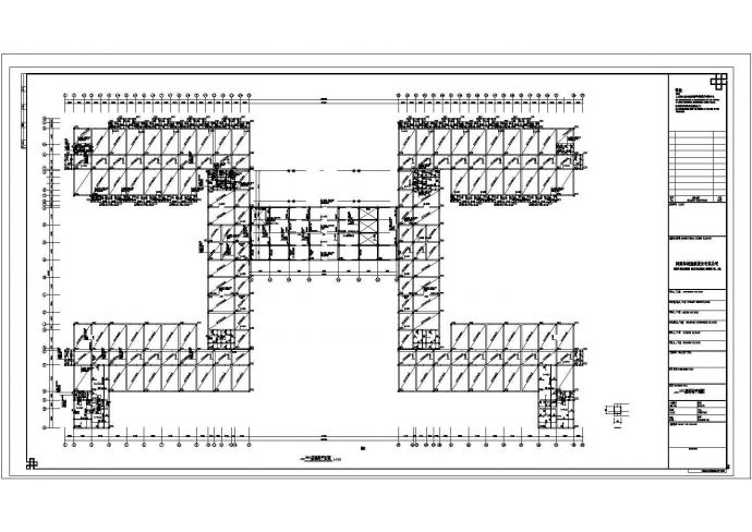 某人民医院新区病房楼建筑施工套图_图1