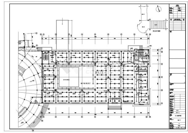 某市3层城市规划展览馆电气设计（强电）-图二