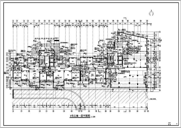 某地高层公寓楼建筑设计方案图-图一