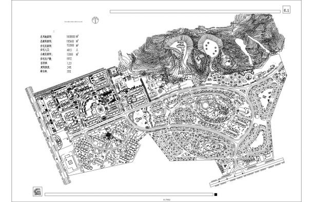 碧桂园小区规划与户型平面-图一