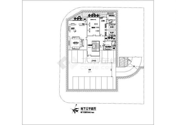 一套小型豪华别墅建筑设计图（共7张）-图二