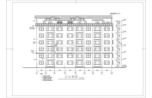 某地带跃层带屋顶窗住宅建筑CAD平面布置参考图-图二