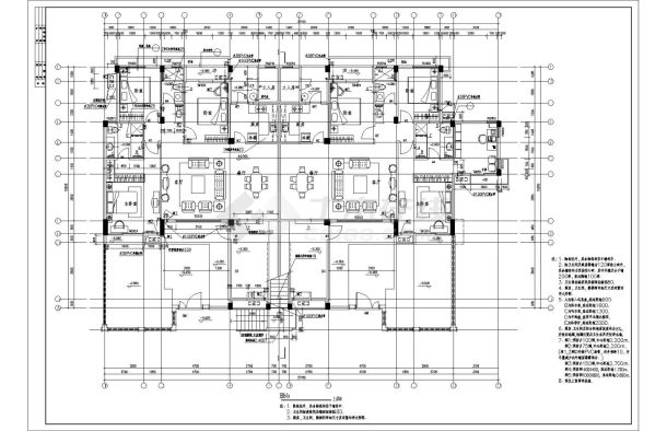 一城市高档洋房建筑CAD大样图-图一