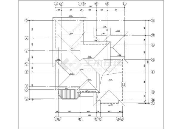 一套很不错的别墅建筑施工图-图一