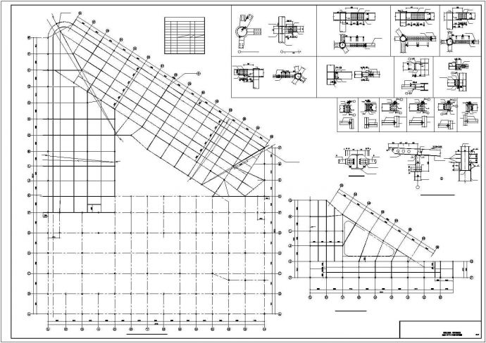 大型综合楼型钢混凝土结构施工图_图1