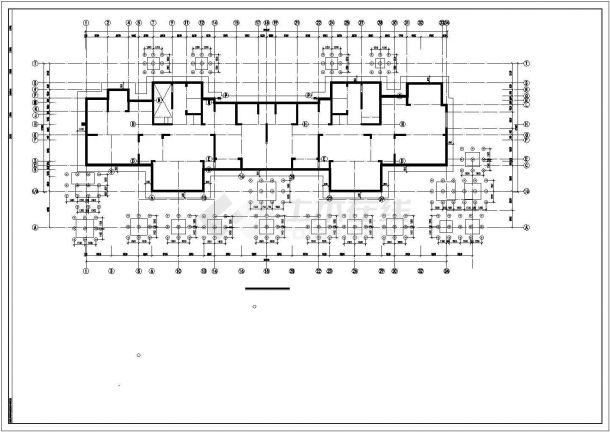 某筏板基础及地基处理结构设计图-图二