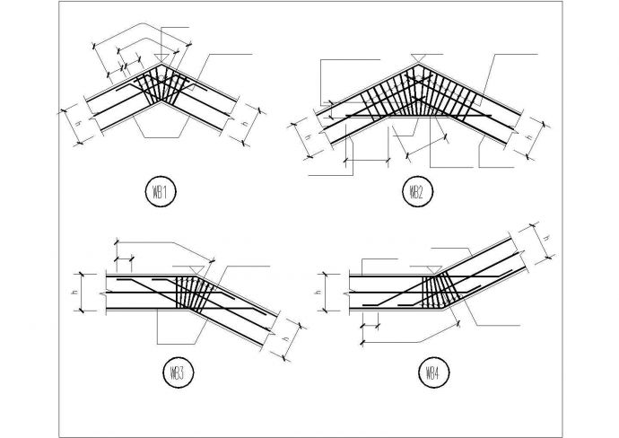 坡屋面平法标注平立剖面布置图_图1