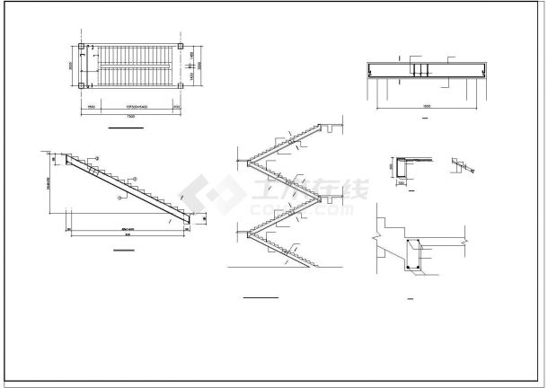 某3层百货商场全套结构设计图-图二