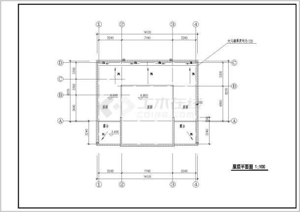 某地区一套别墅住宅建筑施工图-图二