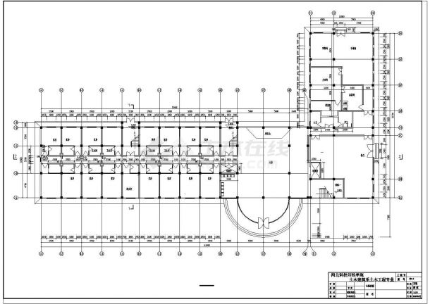 小高层酒店建筑设计CAD参考图-图二