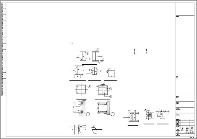 钢结构医院无障碍通道CAD平面布置参考图_图1