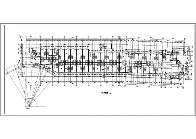 某精致商业楼施工建筑设计CAD竣工图_图1