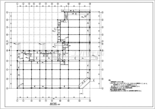 省院8.5烈度区多层框架结构图纸-图一