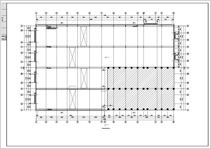 75t(20t)吊车钢结构厂房结构施工图（含建筑图）_图1