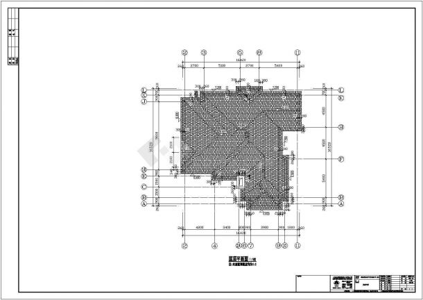 某8度区地下一层地上三层框架结构别墅建筑施工图-图二