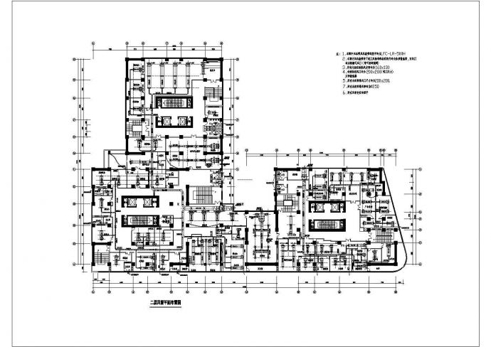 某商住公寓中央空调系统cad设计施工图_图1