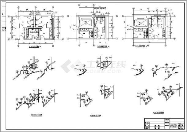 某十五层框架剪力墙结构医院给排水设计施工图-图二
