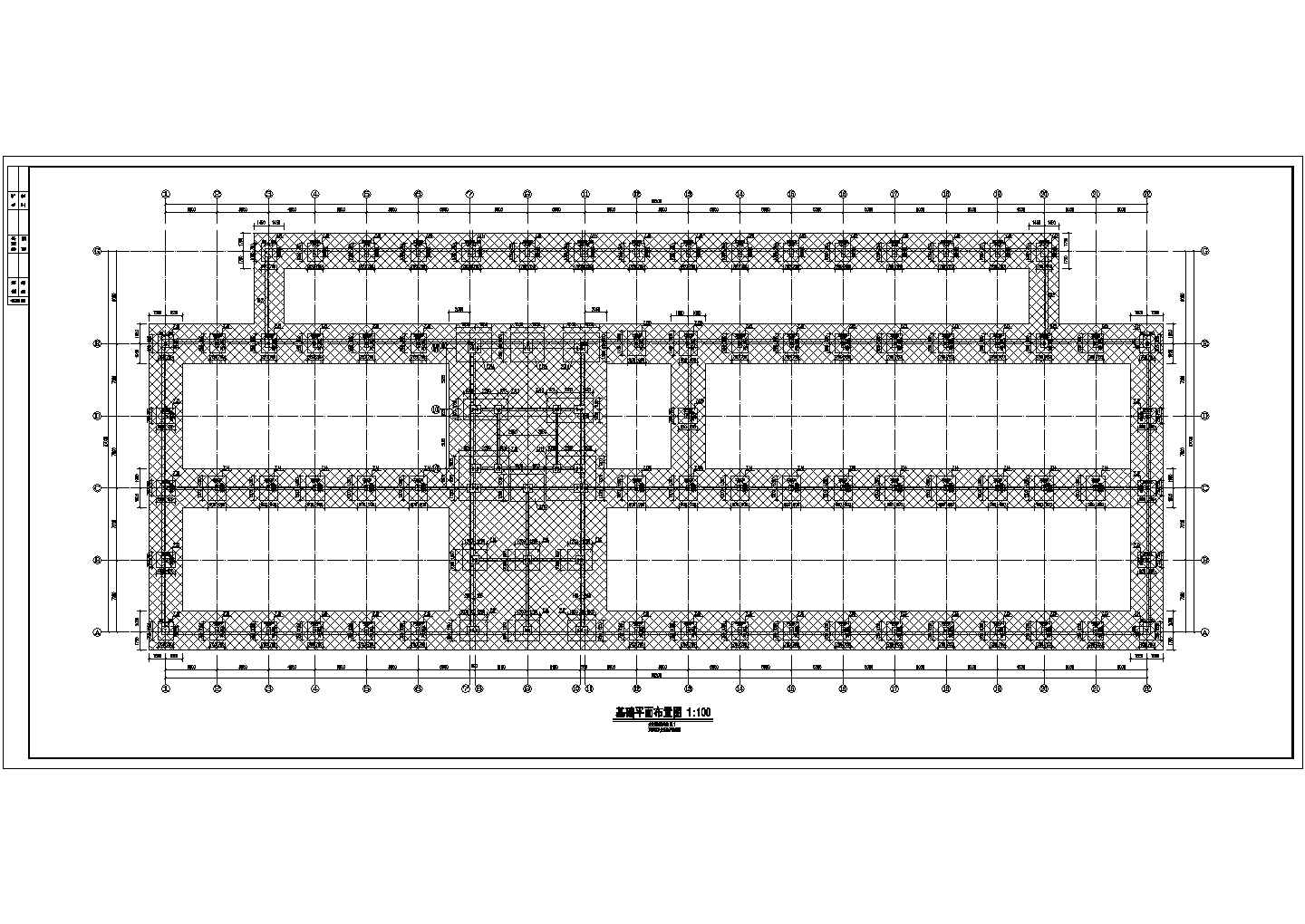 某地多跨门式钢架厂房结构施工图（局部框架结构）