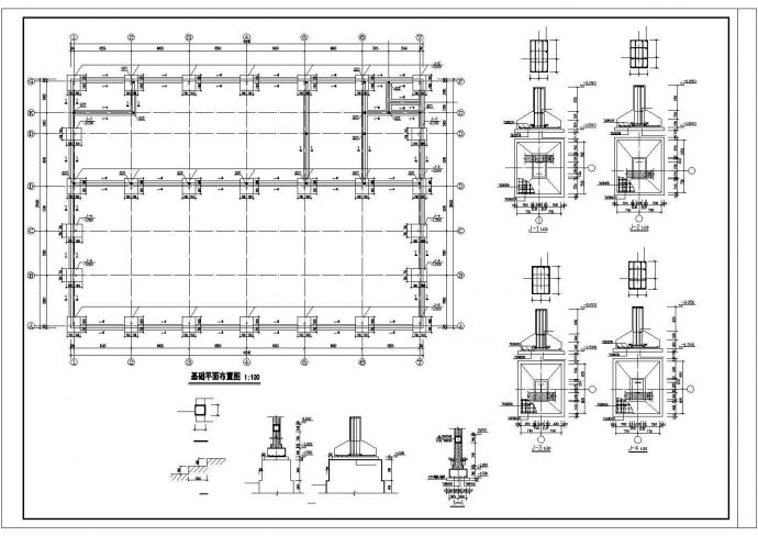 某地轻型钢结构厂房建筑结构设计CAD图_图1