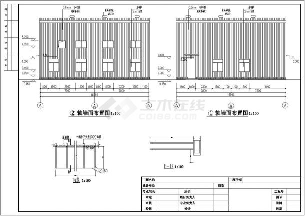 单层门式刚架车间全套结构施工图（缺基础图）-图二