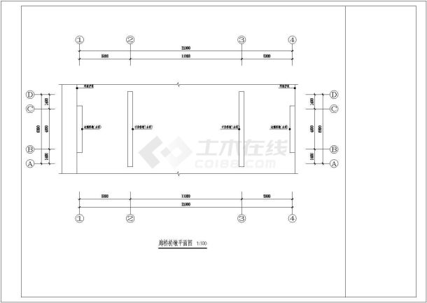 施桥镇溪环景观廊桥工程--给排水施工图-图二