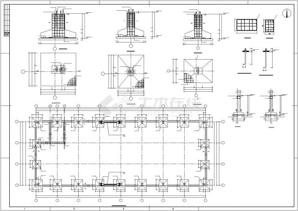 [新疆]钢结构厂房结构施工图（含建筑图，独立基础）-图二