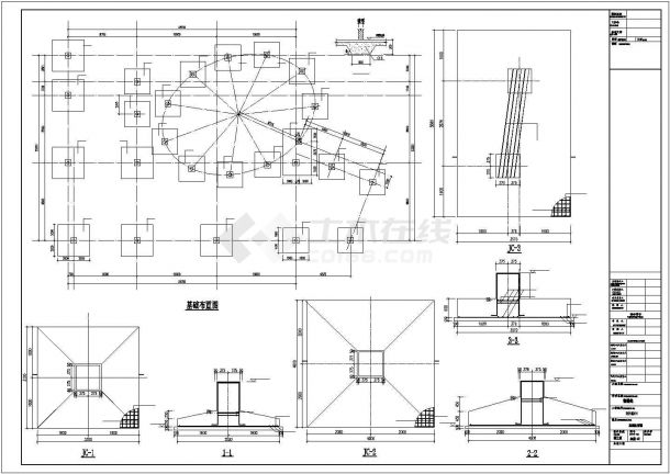 某太原售楼处钢结构全套施工参考CAD详图-图一