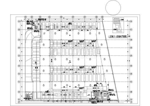 北京通州区某二十五层综合楼全套空调设计图纸-图二