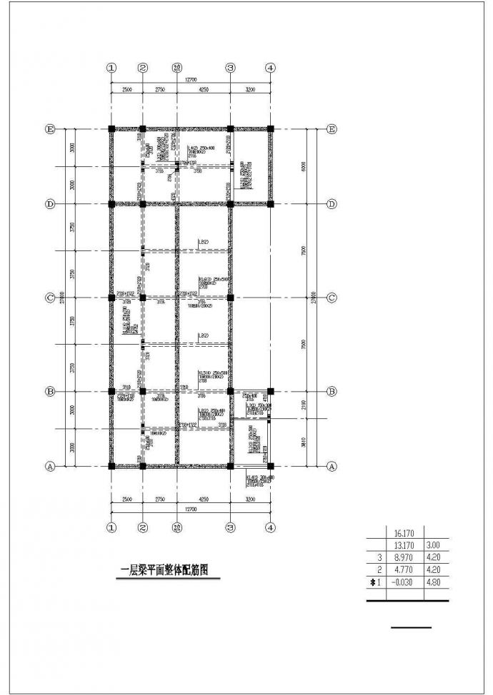 某地大型配电室结构CAD布置图纸_图1