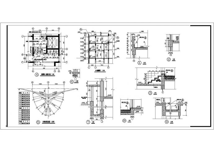 一套典型的商场建筑图（共4张）_图1