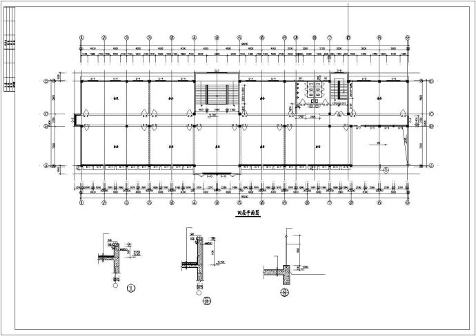 某企多层业办公楼建筑设计施工图_图1