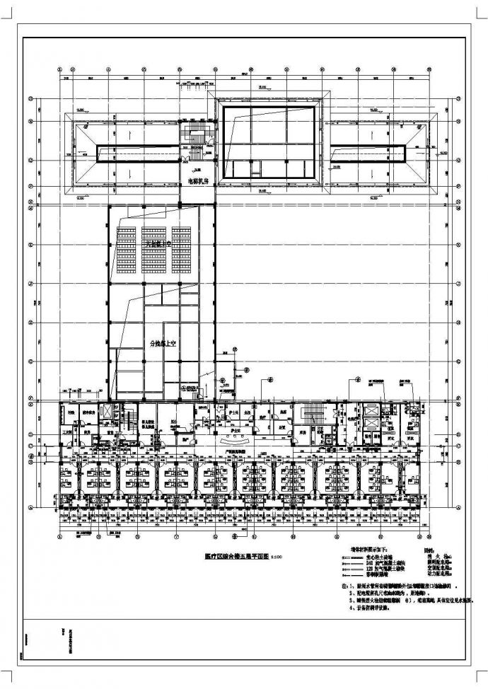 某地医院大楼建筑设计cad方案图_图1