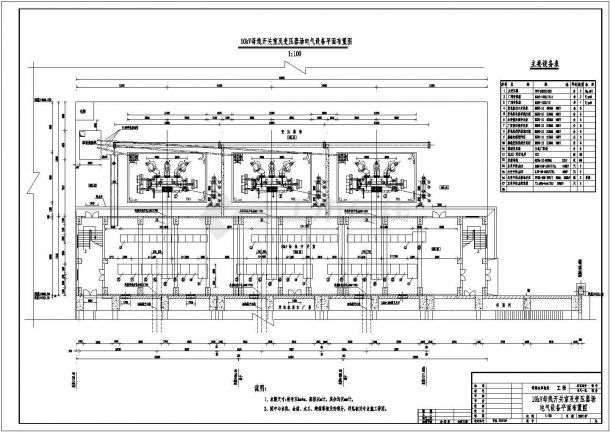 武都水库初步设计电站GIS和变压器电气布置图-图二