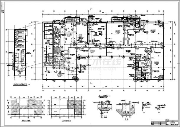 某地六层带地下三层综合办公楼建筑设计施工图-图二