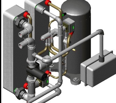 地源热泵产品三维图_图1