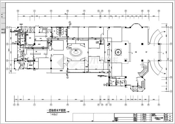 某市四星级大酒店给排水施工图-图二