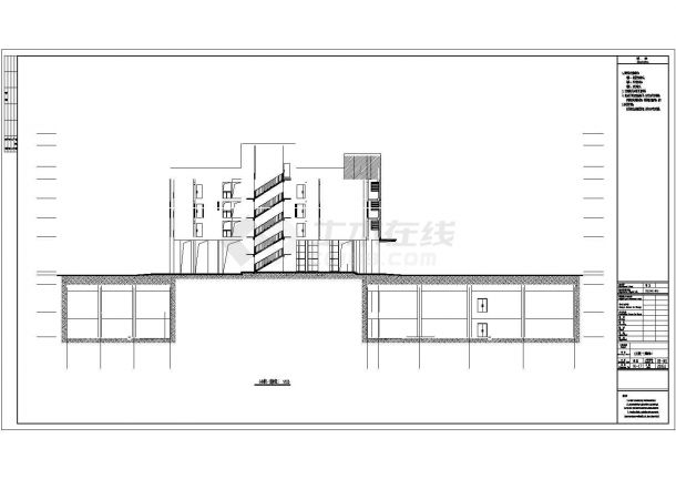 [南充市]某框架剪力墙结构城市核心区32层住宅小区住宅楼建筑施工图(含节能设计)-图一