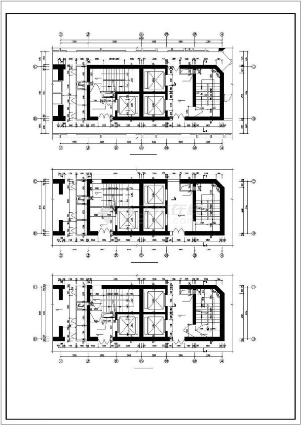 [深圳]某20578.09平米二十六层商住楼酒店式公寓建筑施工图（烂尾楼改造）-图二