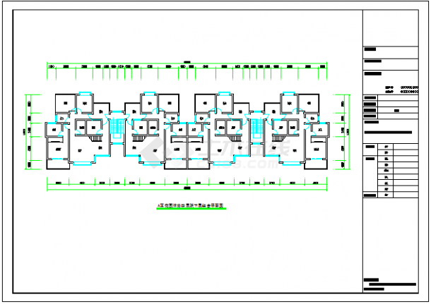 [四川]某7.5层居住区规划设计（中标方案）文本及CAD建筑方案图、含效果图-图一