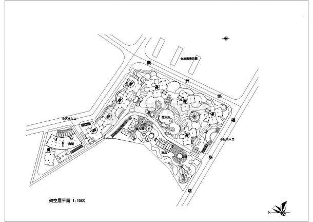[深圳]某滨海小区住宅规划设计（含设计说明）-图一