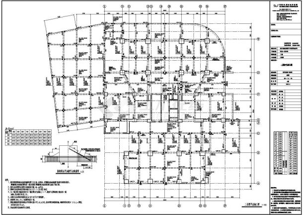 某地31层框支剪力墙结构综合楼结构设计施工图-图一
